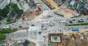 Hà Nội điều chỉnh giao thông nút La Thành - Nguyễn Chí Thanh thi công metro số 5