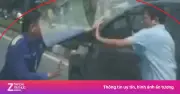 Hai người đàn ông dừng ô tô giữa đường Phạm Văn Đồng để đánh nhau