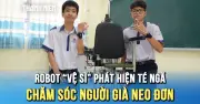 Học sinh Cần Thơ chế tạo ghế robot thông minh chăm sóc người già