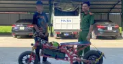 Học sinh lớp 9 tự chế xe điện chạy 100 km/h, nằm lái để giảm sức cản
