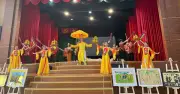 Học sinh Trần Đại Nghĩa tái hiện văn hóa dân gian qua trò chơi truyền thống