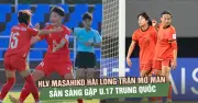 HLV Okiyama Masahiko hài lòng với màn trình diễn của U.17 nữ Việt Nam