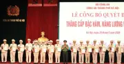 Hơn 5.000 cán bộ Công an Hà Nội được thăng cấp hàm, nâng lương