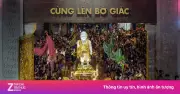 Hàng nghìn người dự lễ rước tượng Phật ngọc sơ sinh tại TP.HCM