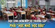 Hàng trăm học sinh Đồng Nai học trong lớp học lún nứt do vướng quy hoạch bô xít