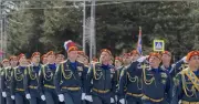 Hình ảnh diễu binh kỷ niệm Ngày Chiến thắng trên khắp nước Nga
