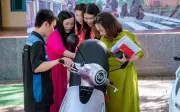 Đổi pin nhanh, đi phố thuận tiện với xe máy điện VinFast Evo Lite