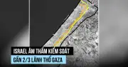 Israel mở rộng kiểm soát gần 2/3 Gaza, người dân kẹt giữa các đường ranh giới