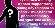 Điều tra nam rapper trong đường dây ma túy, showbiz Việt rúng động