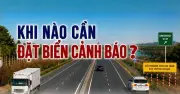 Không phải lúc nào đứng xe trên cao tốc cũng đặt biển cảnh báo