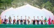 Khánh thành công trình Thác 9 tầng tại Khu di tích quốc gia đặc biệt Khu lưu niệm Chủ tịch Hồ Chí Minh