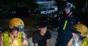 Kiểm tra nồng độ cồn, ma túy tại chợ Bình Điền: Phát hiện 2 tài xế dương tính