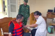 Kịp thời cứu 4 ngư dân gặp nạn trên vùng biển Cô Tô