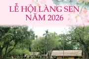 Lễ hội Làng Sen năm 2026: Điểm hẹn văn hóa đặc sắc