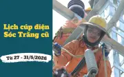 Lịch cúp điện TP Cần Thơ, Sóc Trăng, Cù Từ ngày 27-31/5/2026: Khu vực mất điện tăng cao