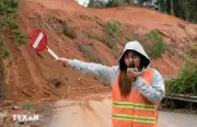 Lâm Đồng khẩn trương thi công khắc phục sạt lở trên đèo Gia Bắc