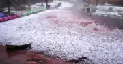 Mưa đá, dông lốc cuốn bay nhiều nhà xưởng ở Thái Nguyên