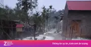 Mưa đá trắng xóa, dông lốc 'xé toạc' nhà xưởng ở Thái Nguyên
