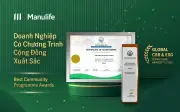 Manulife Việt Nam nhận giải thưởng quốc tế về phát triển bền vững