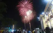 Mãn nhãn drone show pháo hoa trong đêm khai mạc du lịch Thái Nguyên 2026