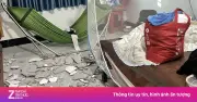Mảng vữa trần nhà rơi trúng giường, bé 6 tháng tuổi tử vong thương tâm tại Nghệ An