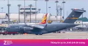Máy bay C-17 Mỹ chở 'quái thú' của ông Trump đã tới Bắc Kinh