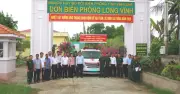 Đồn biên phòng Long Vĩnh ra mắt xe cứu thương miễn phí cho người dân