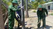 Đồn Biên phòng Xuân Hòa triển khai mô hình 'Thắp sáng đường quê'