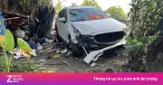 Nữ tài xế Trung Quốc tông sập quán nước, kéo lê chủ quán tử vong