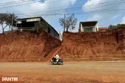 Đồng Nai thanh tra toàn diện dự án hạ cốt nền đường khiến nhà dân cheo leo