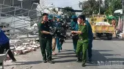 Đồng Tháp: Mưa dông làm sập 1 căn, tốc mái 36 căn nhà