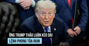 Ông Trump thảo luận với các ông trùm dầu mỏ về lệnh phong tỏa Iran