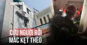 Người dân hỗ trợ nạn nhân mắc kẹt trong vụ cháy tại TP.HCM