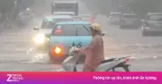 Nha Trang: Mưa lớn kéo dài, nhiều tuyến đường ngập sâu