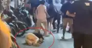 Nhóm thanh niên hỗn chiến trên phố Huế, một cô gái gục trên vỉa hè