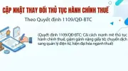 Những thay đổi về thủ tục hành chính thuế theo Quyết định 1109/QĐ-BTC