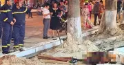 Đà Nẵng: Tường quán cà phê đổ sập đè chết công nhân đang thi công vỉa hè