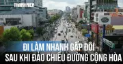 Đào chiều đường Cộng Hòa: Người dân thoát cảnh dậy sớm đi làm vì sợ ùn tắc