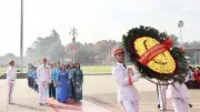 Đoàn đại biểu Công đoàn Thái Nguyên báo công dâng Bác với nhiều thành tích nổi bật