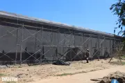 Đoạn tường Hoàng thành Huế bị chê quá mới sắp có màu sắc tương đồng