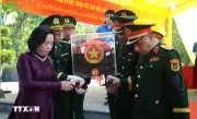 Phó Chủ tịch Quốc hội Nguyễn Thị Thanh dự lễ an táng hài cốt liệt sỹ tại Huế