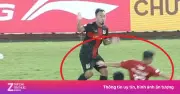 Pha vào bóng nguy hiểm ở V.League: Hoàng Minh nhận thẻ đỏ trực tiếp