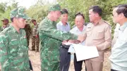 Phối hợp gia cố mốc quốc giới, xây dựng đường biên hòa bình