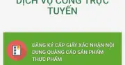 Phân cấp cấp giấy xác nhận quảng cáo thực phẩm bảo vệ sức khỏe từ 1.7.2026