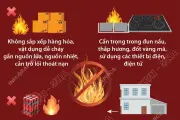 Phòng chống nguy cơ cháy nổ trong thời tiết nắng nóng