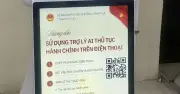Phường Vĩnh Phúc đưa robot AI vào phục vụ hành chính công