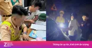 Phát hiện chốt đo nồng độ cồn, tài xế khóa xe ra ghế sau nằm ngủ