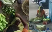 Phát hiện tiểu thương nhuộm màu dưa chuột bằng chất xanh tại ga tàu Ấn Độ