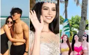Quỳnh Kool và bạn thân diện bikini gây sốt, Dương Kim rạng rỡ tại Việt Nam