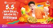 ShopeeFood '5.5 vạn deal muôn vị': Đón hè no nê, quên lối về